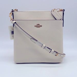 Coach Kitt Messenger Crossbody in Chalk. New with Tags.